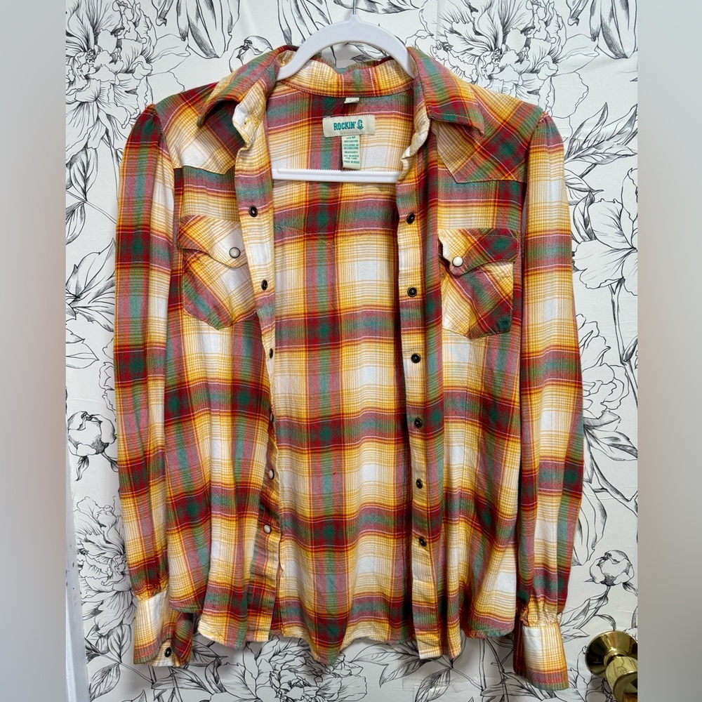 Rock & Roll Cowboy Plaid Shirt